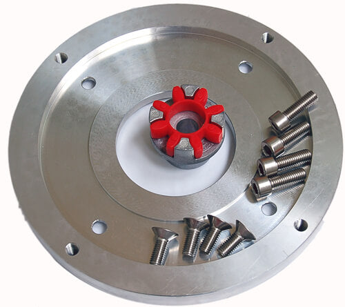 SidePower Adapter Plate, for Mounting SE100 & SE120 IP Motor | Incl Hardware, Lower Flange & Flexible Element