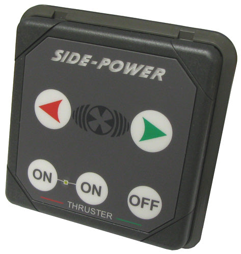 SidePower Panel, Touch Thruster Control 12/24V | Square Cutout Replacement, 5-Wire with On/Off
