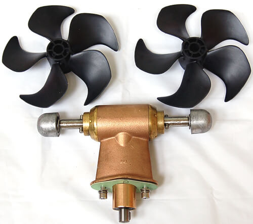 SidePower Gear Leg Assembly, Sealed Incl. Propeller & Anodes | Used On SE130/SP125, Sealed Version