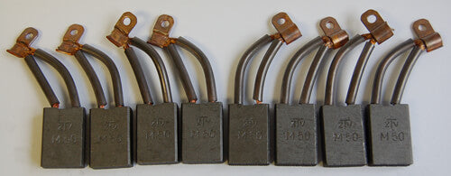 SidePower Brush Set, 24V, 8 Count Not Including Springs | Used On SP75, Se80 24V, K Version.