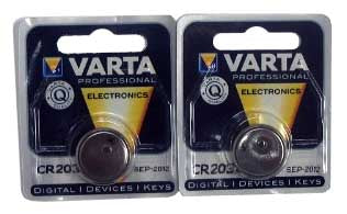 SidePower Batteries, Set of Two Cr2032 | for Radio Remote Transmitter (Sm8981 and Sm8985)