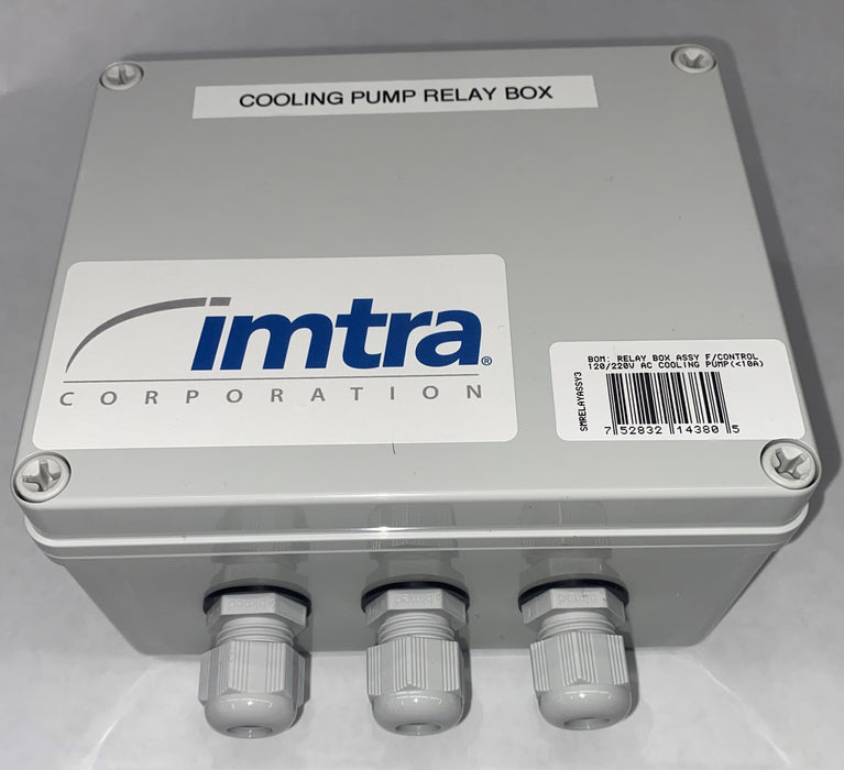 Conjunto de caja de relés SidePower | para el control de la bomba de refrigeración de 120/220 V CA