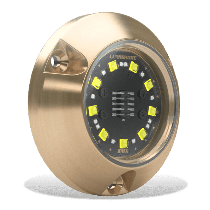Lumishore Ora SMX24 - Blue, 90 Degree Beam | 12V Only, Bronze Body, 3,100 Fixture Lumens