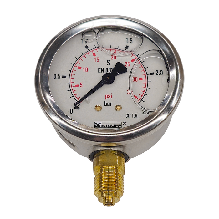 SidePower Pressure Gauge, for Steering System | Used On Princess Steering