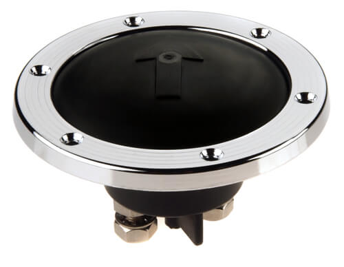 Imtra Heavy-Duty Deck Footswitch, Stainless Steel | Bezel