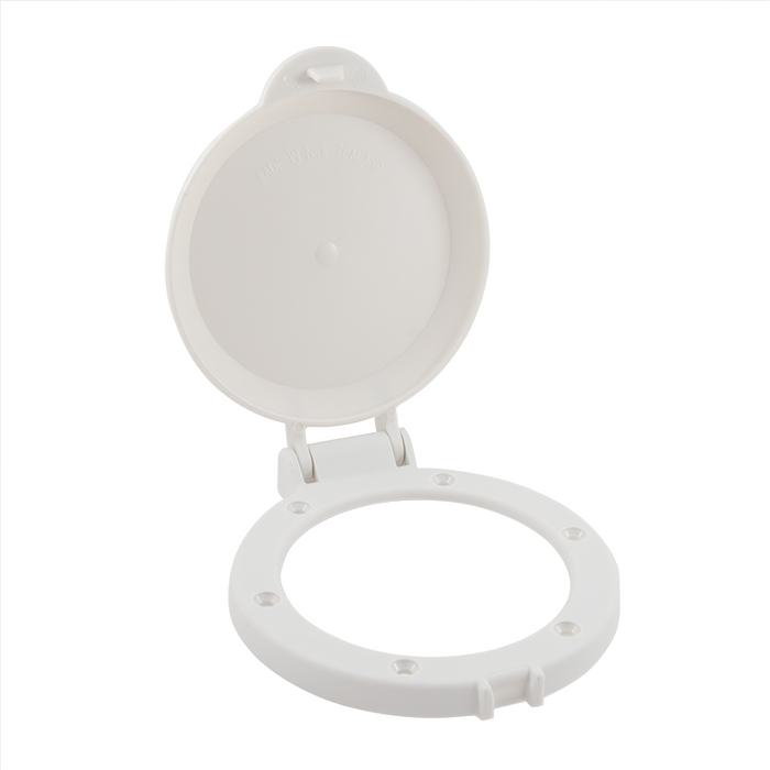 Bisel y cubierta Imtra, blancos, para pedal HD cubierto