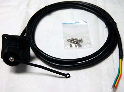 Toma de corriente de cubierta AutoAnchor con cable y tapa | para control remoto manual AA300 de 4 botones (5 pines)