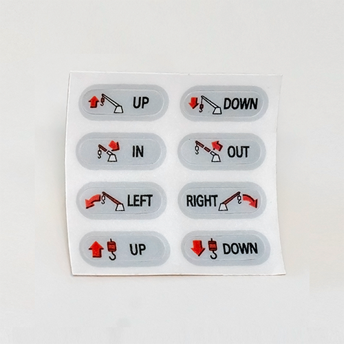 Imtra Label Set for Hrc1004/1006/1008 | 8 Crane Labels Per Set