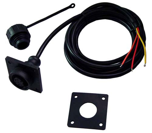 AutoAnchor Deck Socket with Wire Lead and Cap | for AA300 2-Button Hand Remote (3 Pin)