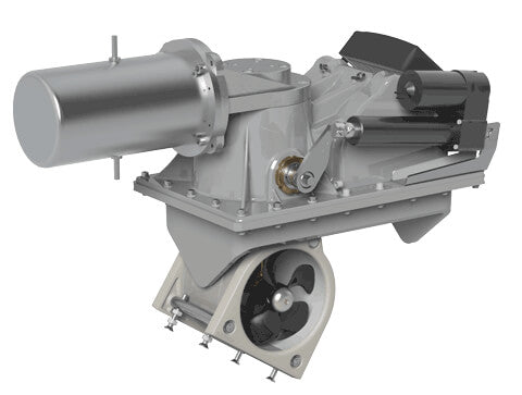 Sleipner SRL100 Retractable Thruster 90 Degree Motor 24V On-Off | 100Kg/220Lb Thrust, Does Not Include Frame
