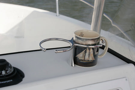 Edson Drink Holder, Double, Stainless