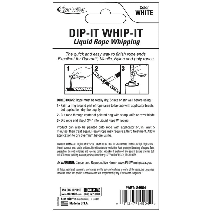 Starbrite 084907B Dip-It Whip-It transparente 4 oz.