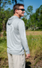 Men's Hooded Fishing Shirt with Star Logo