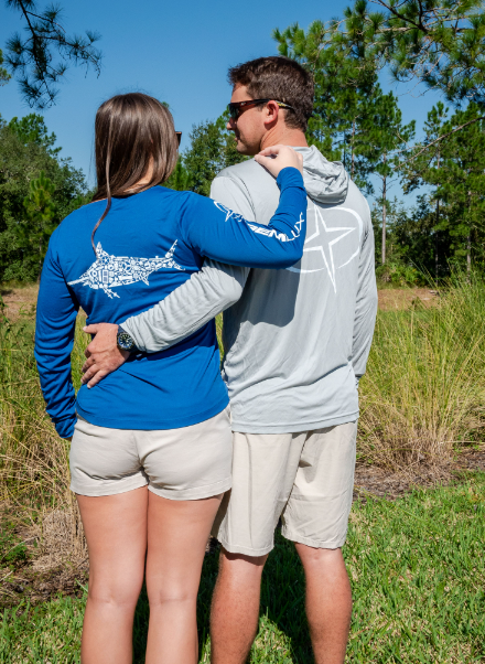 Women's Fishing Shirt with Swordfish