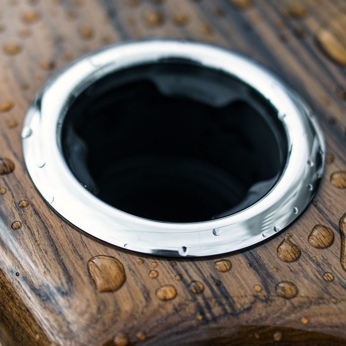 Stainless Steel Bluewater Boat Cup Holder with Drain