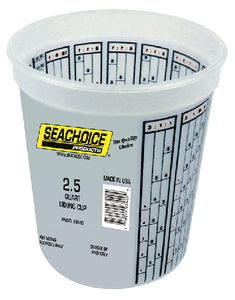 Seachoice 93420 Paint Bucket - 2.5 Quarts Plastic
