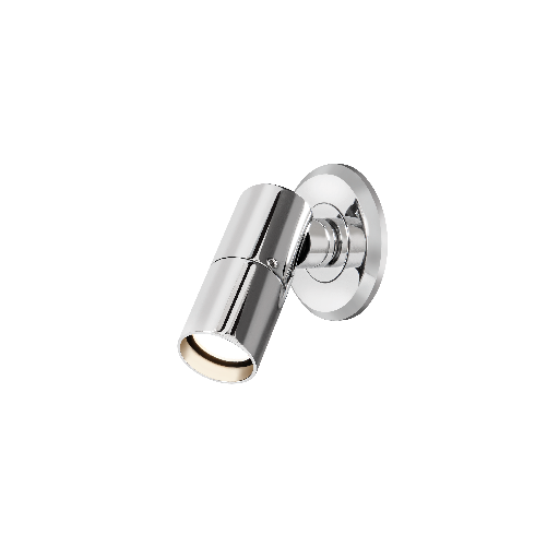 BCM Sirio: Adjustable Reading Lamp, 1W, 3000K, | 16-32VDC, Chrome, Surface Mount