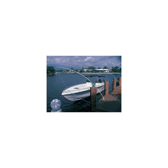 Taylor Made MW.140 Standard Mooring Whips, 1-Pair, Fixed 60 Deg Angle Base, for Boats Up to 24'-28'