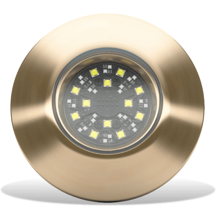 Lumishore THX404 Supra Thru-Hull Bl/Wh | 12/24V 8,150 Fixture Lumens 110 Degree External Driver