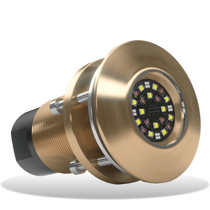 Lumishore TIX404 (Single Light) Eos RGBw Thru-Hull Uwl | 12/24V 7,500 Fixture Lumens 110 Degree Beam