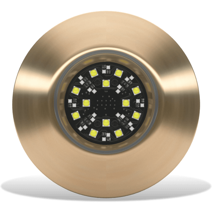 Lumishore TIX404 Supra Thru-Hull Interchangeable Bl/Wh | 12/24V 8,150 Fixture Lumens 110 Degree Internal Driver