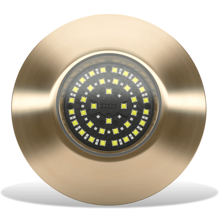 Lumishore TIX804 Supra Thru-Hull Interchangeable Bl/Wh | 12/24V 13,500 Fix. Lumens 110 Degree Internal Driver