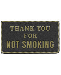 Bernard Engraving Plaque No Smoking SNPLAQ3 3 x 5.5 Inch