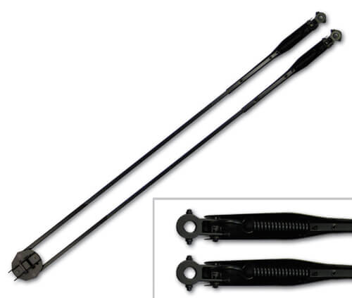Exalto Type 1.5 Pantograph Arm Fixed Length 35.5" (900mm) | for Blades to 850-900mm, Black