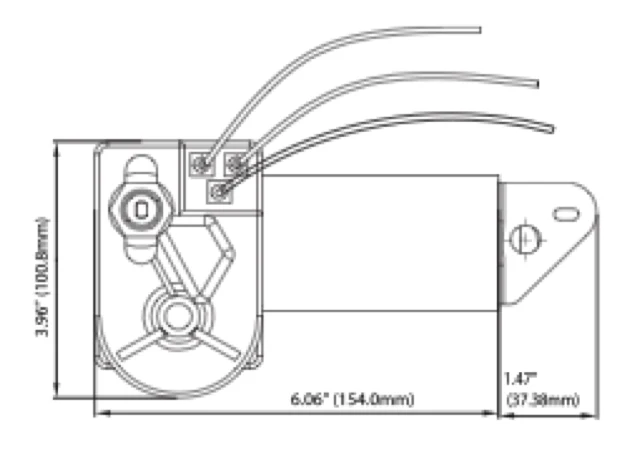 Marinco Wiper Motor MRV 110 Degree