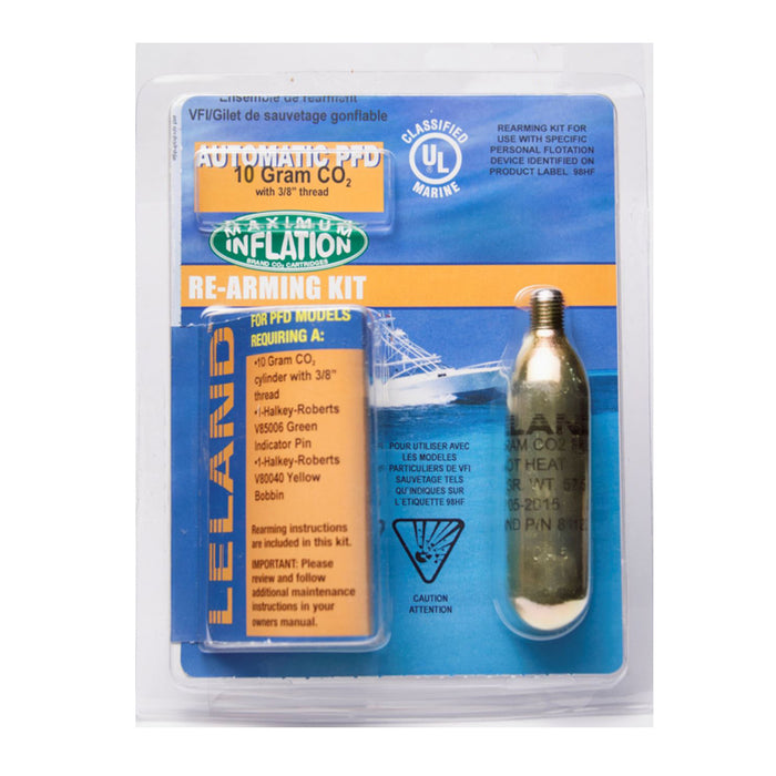 Leland 10-Gram Inflatable PFD Rearming Kit for V85000 Series, Auto