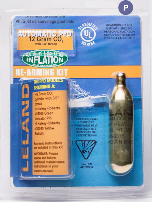 Leland 12-Gram Inflatable PFD Rearming Kit for V85000 Series, Auto