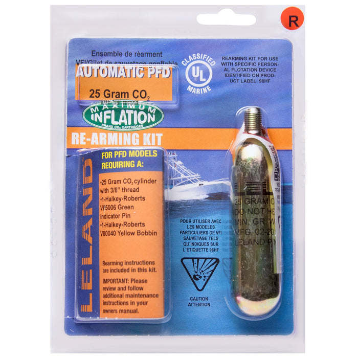 Leland 25-Gram Inflatable PFD Rearming Kit for V85000 Series, Auto