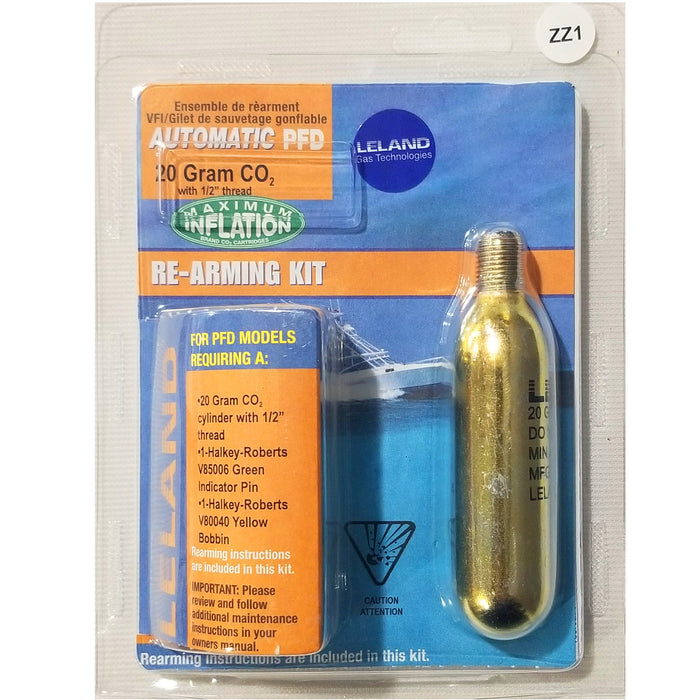 Leland 20-Gram Inflatable PFD Rearming Kit for V85000 Series, Auto
