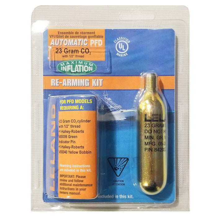 Leland 23-Gram Inflatable PFD Rearming Kit for V85000 Series, Auto