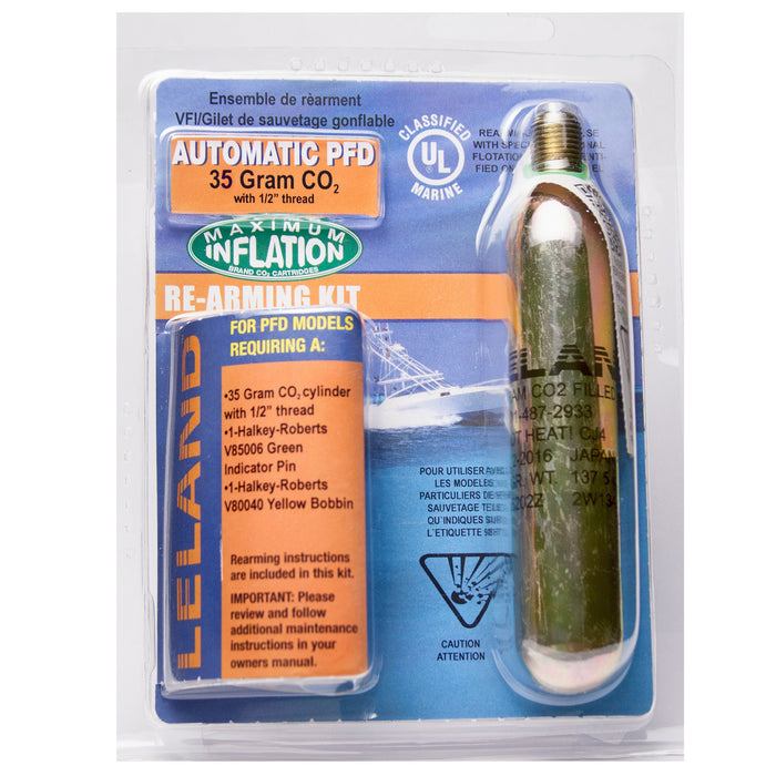 Leland 35-Gram Inflatable PFD Rearming Kit for V85000 Series, Auto