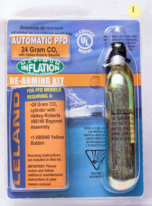 Leland 24-Gram Inflatable PDF Rearming Kit with Bayonet - Auto
