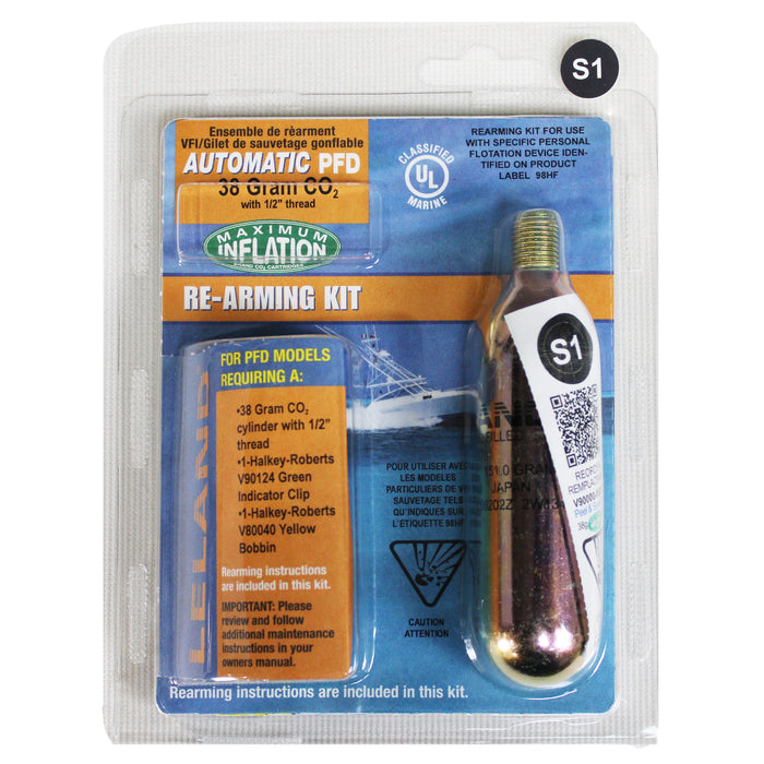 Leland 38-Gram Inflatable PFD Rearming Kit for V90000 Series-Auto