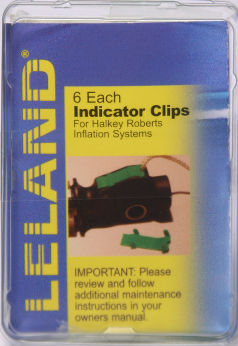 Leland V90124-00006 - Green Indicator Clips (6/Pack)