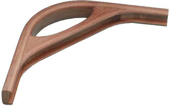Whitecap 60805 3/4” Track Corner Cap/Hand Hold Bulkhead Molding
