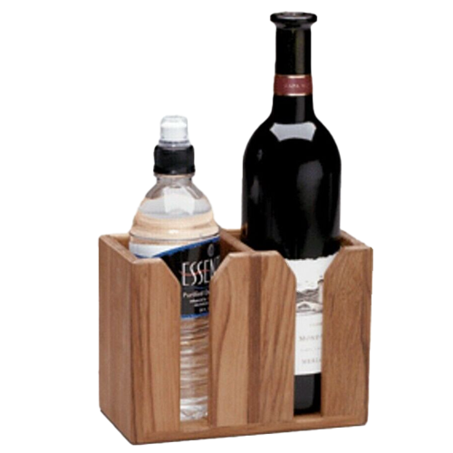 Whitecap 62620 Teak Two-Bottle Rack
