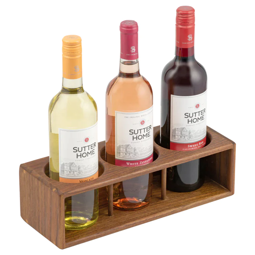 Whitecap 62624 Three Bottle Wine Holder