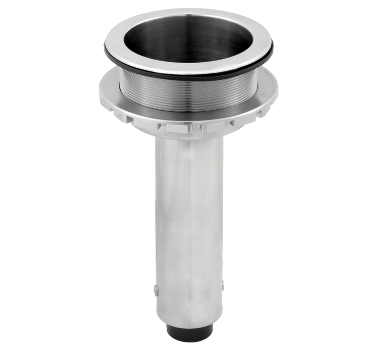 Whitecap S-0627 Stainless Steel Rod & Cup Holder - 0°