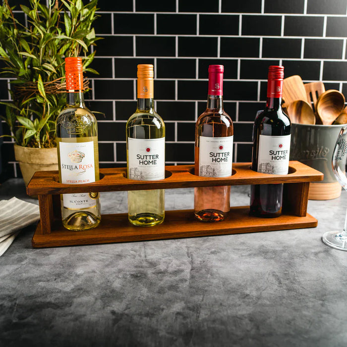 Whitecap 62555 Four Bottle Wine Holder