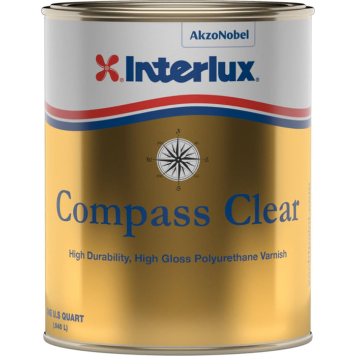 Interlux Compass Clear Polyurethane Varnish Quart