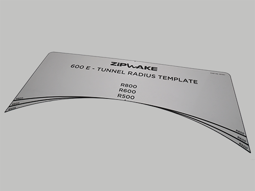 Zipwake Drill Template | Tunnel Radius Template