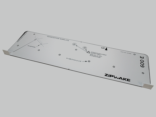 Zipwake Drill Template | 600 E