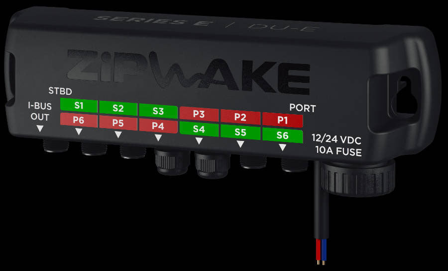 Unidad de distribución Zipwake E con alimentación | Serie E