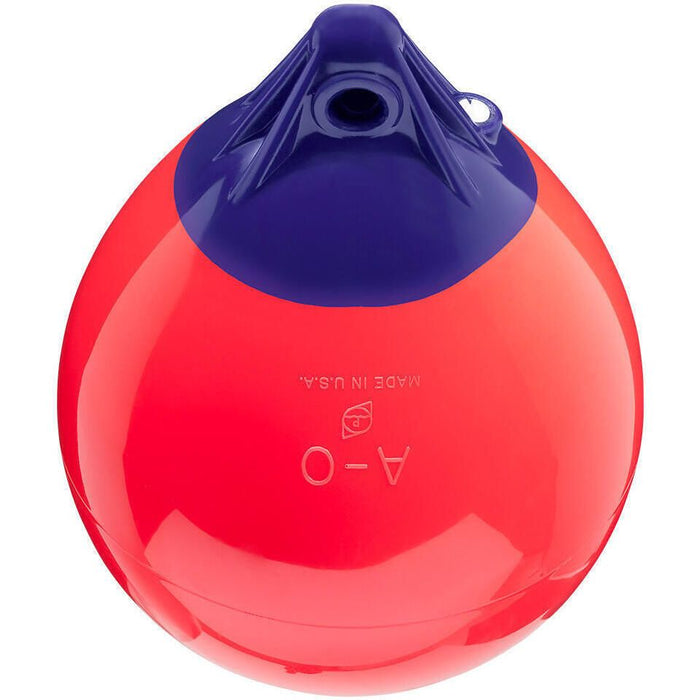 Polyform A-0 RED Red "A" Series Buoy, 8" Dia.