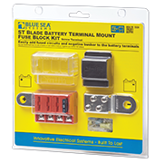Blue Sea ST Blade Battery Terminal Mount Fuse Block Kit