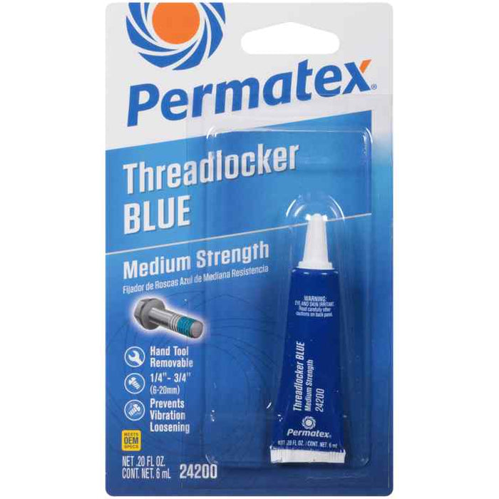 Permatex 24200 Medium Strength Threadlocker Blue